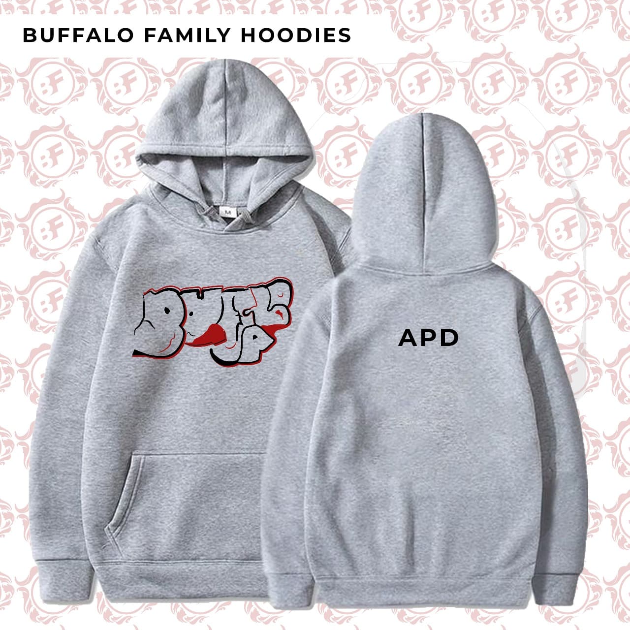 Buffalo hoodies (Grey)